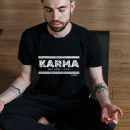 Karma Definition : Vintage Distressed Mindfulness