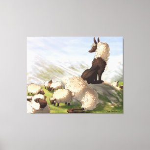 Kastraal Draggo Sheep Guardians - Canvas estendida