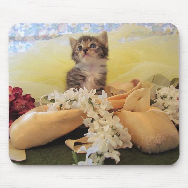Kate, o Kitten Ballerina - Mouse Pad (Frente)