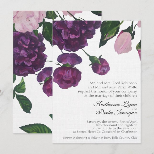 Katie & convite do PJ (Frente/Verso)