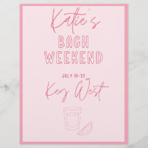 Katie's Bach Weekend Events