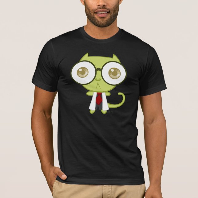 Kats com Glassez: Professor Oops Camisa (Frente)