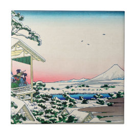 Katsushika Hokusai - Casa de chá em Koishikawa