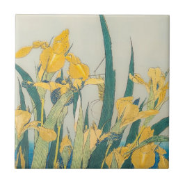 Katsushika Hokusai - Gafanhoto e Iris