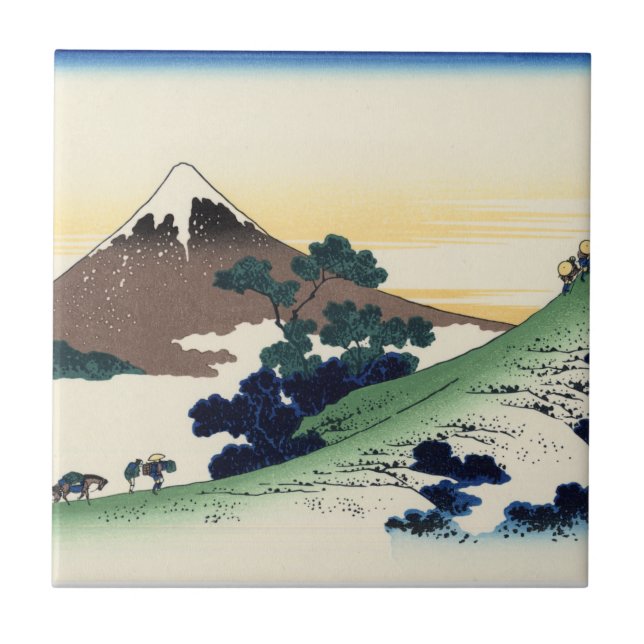 Katsushika Hokusai. O Inume Pass no Kai Provinc (Frente)