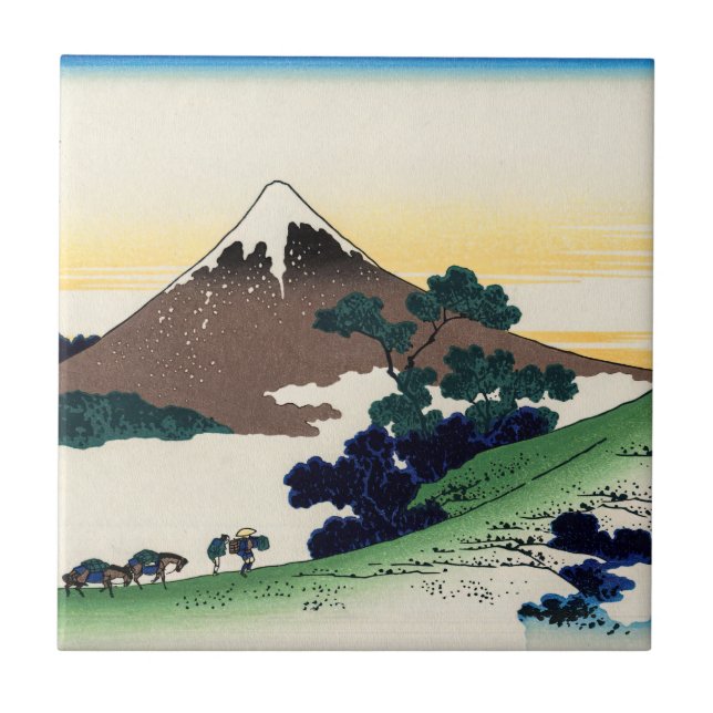 Katsushika Hokusai - passe de inume, província de  (Frente)