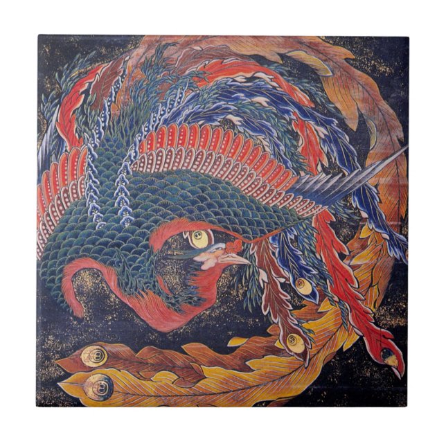 Katsushika Hokusai — Phoenix (Frente)