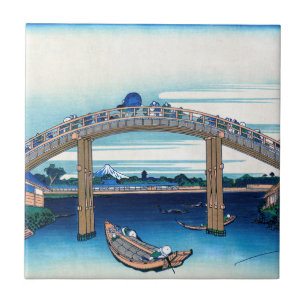 Katsushika Hokusai - Sob Ponte Mannen, Fukagawa