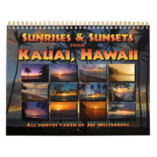 Kauai, Calendário de 2013 no Havaí