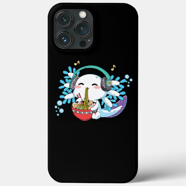 Kawaii Anime Axolotl Ramen Noodle Women Boys (Verso)