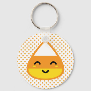 Kawaii Candy Corn Chaveiro