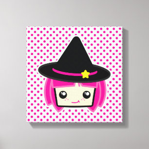 Kawaii, Canvas de Bruxas de Pink