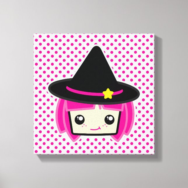 Kawaii, Canvas de Bruxas de Pink (Frente)