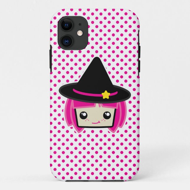 Kawaii, capas de iphone de Bruxas de Pink (Verso)