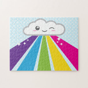 Kawaii Cloud e Quebra-cabeça do Arco-Íris