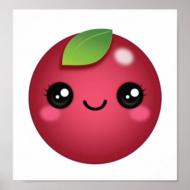 Kawaii Cranberry Poster (Frente)