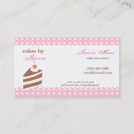 Kawaii CUTE Cake Bakery Cartão de visita