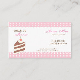 Kawaii CUTE Cake Bakery Cartão de visita