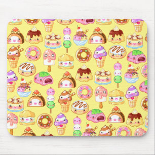 Kawaii Dessert Amigos Mousepad