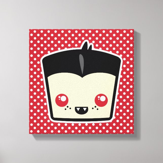 Kawaii Dracula Canvas (Frente)