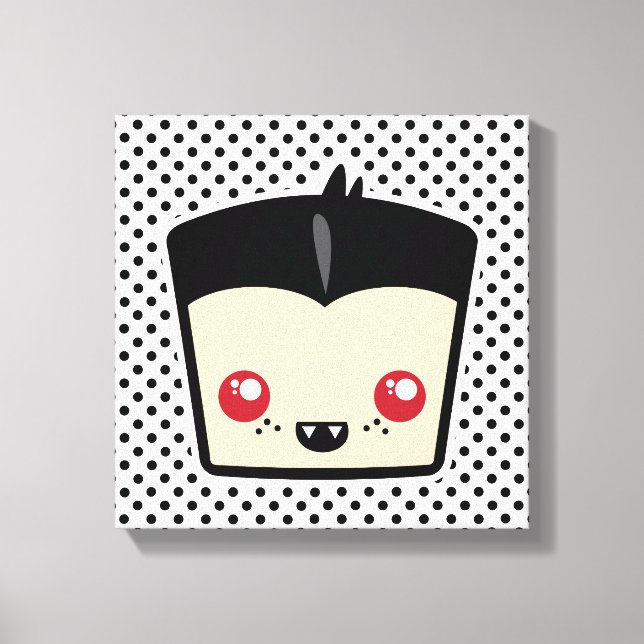 Kawaii Dracula Canvas (Frente)