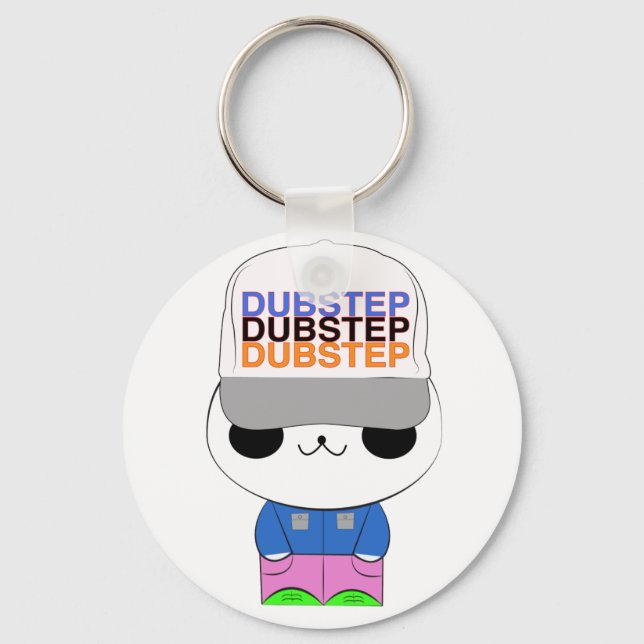 Kawaii dubstep panda chaveiro (Frente)