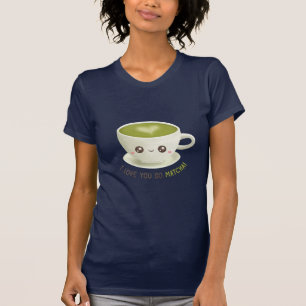 Kawaii Eu Te Amo Tanto Camiseta Feminina de Puns d