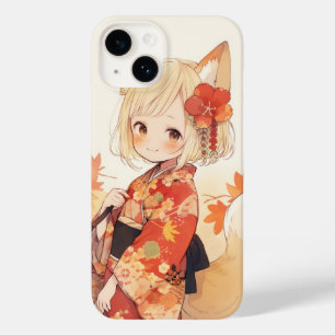 Kawaii Fox Com Kimono