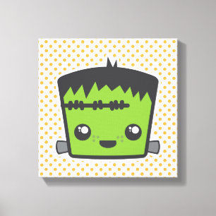 Kawaii Frankenstein Canvas