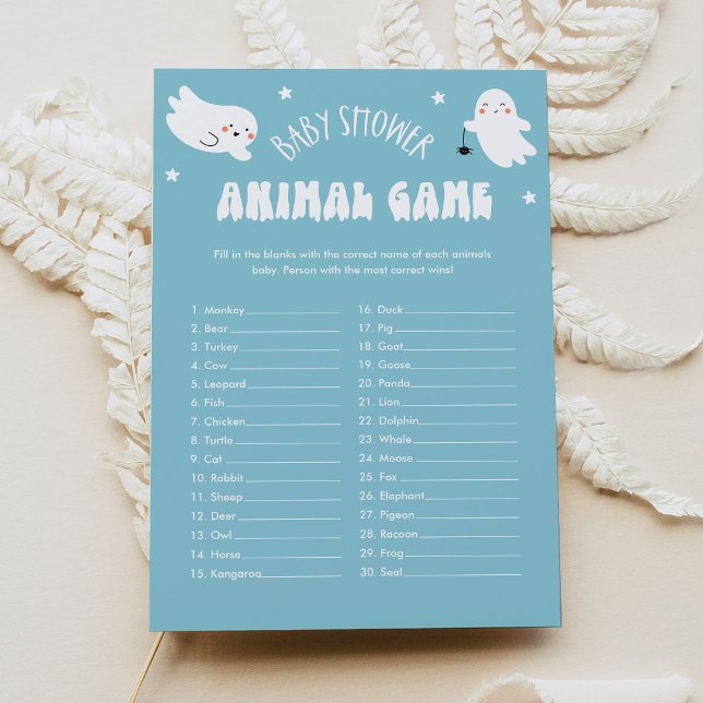 Kawaii Halloween Bebe Chá de fraldas Cartão (Criador carregado)