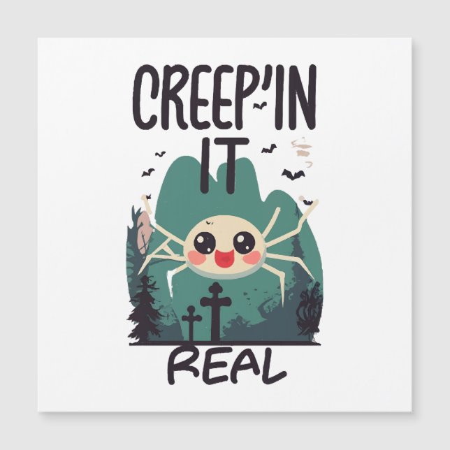 Kawaii Halloween Spider Pun (Frente)