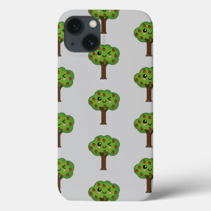 Kawaii Happy Winking Apple Tree