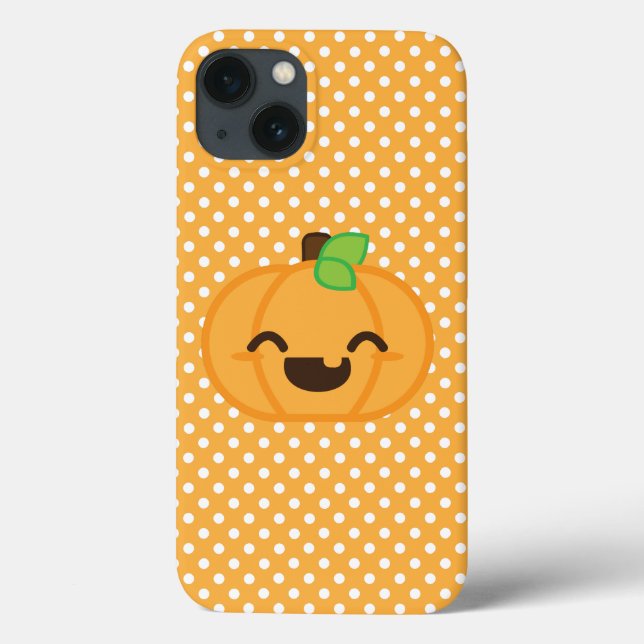 Kawaii Jack O Lantern Pumpkin Air Case (Verso)