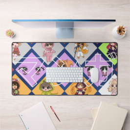 Kawaii Japonês Katakana Manga Anime Chibi Mousepad