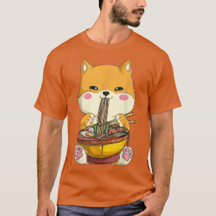 Kawaii Japonês Shiba Inu Camisa Mulheres Raparigas