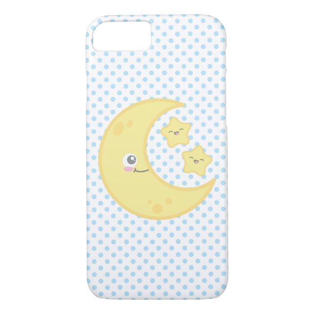 Kawaii Moon e Stars capas de iphone (Verso)