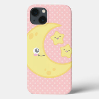 Kawaii Moon e Stars iPad Case