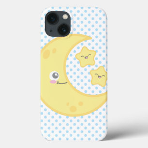 Kawaii Moon e Stars iPad Case