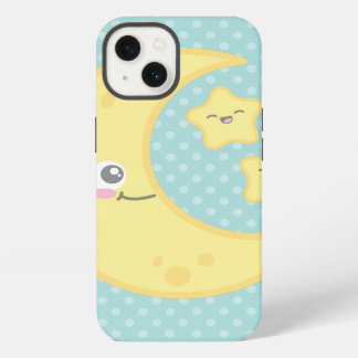 Kawaii Moon e Stars iPad Case
