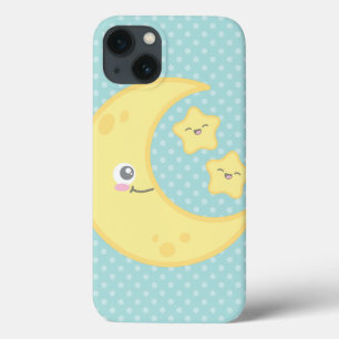 Kawaii Moon e Stars iPad Case