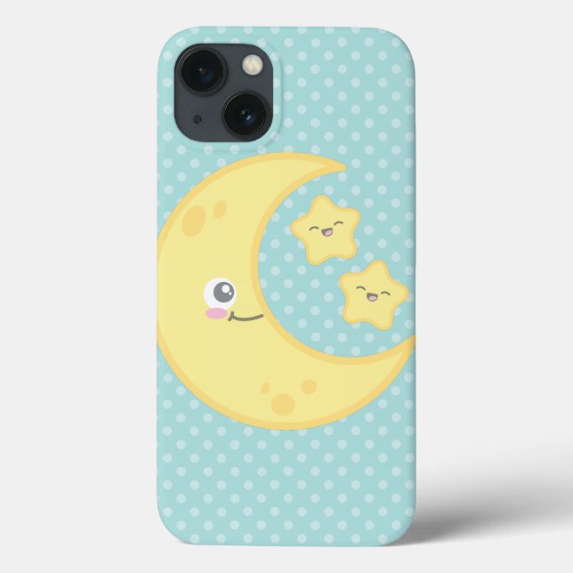 Kawaii Moon e Stars Mini Case (Verso)