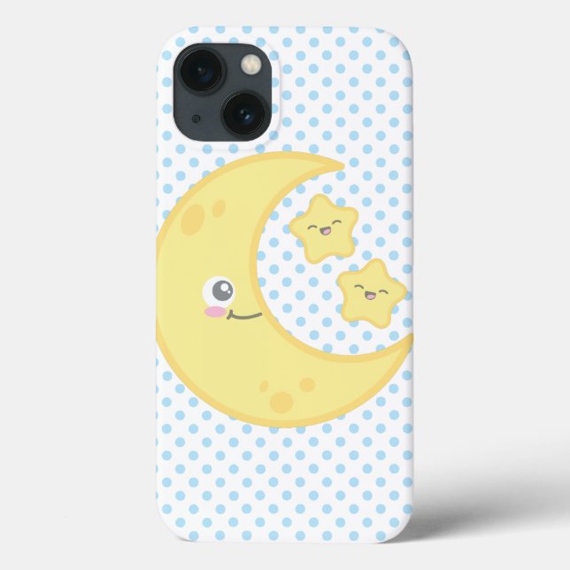 Kawaii Moon e Stars Mini Case (Verso)