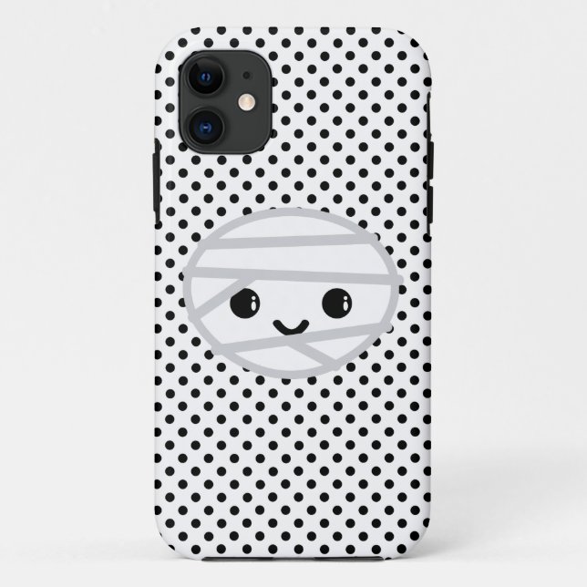 Kawaii Mummy capas de iphone (Verso)