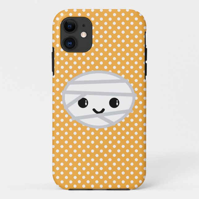 Kawaii Mummy capas de iphone (Verso)