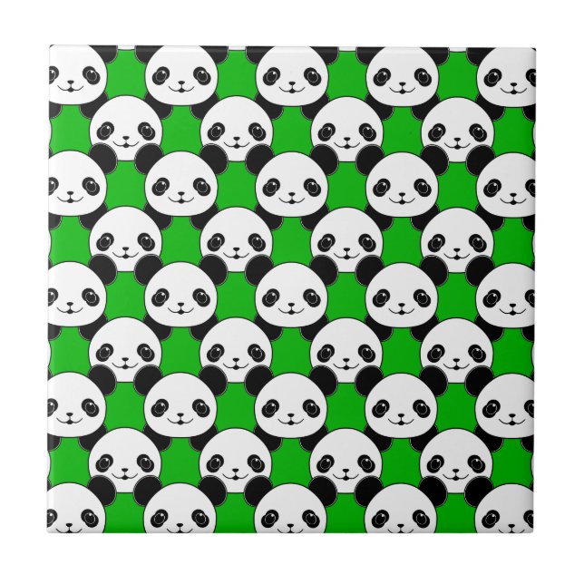 Kawaii Panda Bear Pattern (Frente)