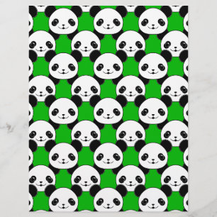 Kawaii Panda Bear Pattern