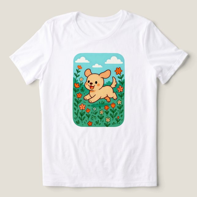 Kawaii Pastel Puppy | Cachorro Feliz (Design frontal)