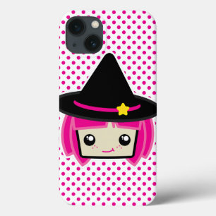 Kawaii Pink Haired Witch Air Case