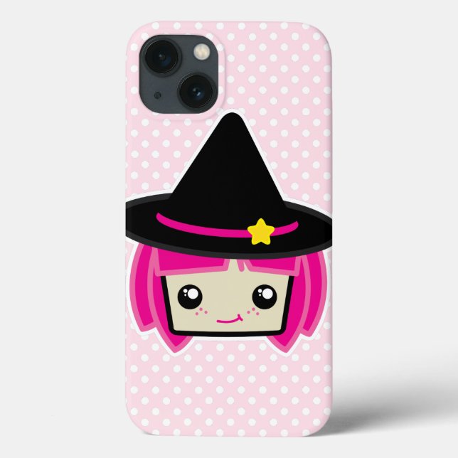 Kawaii Pink Haired Witch Air Case (Verso)