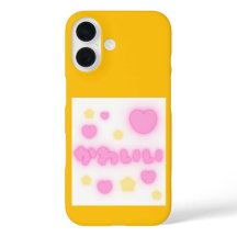 Kawaii Pink Heart iPhone 16 Case